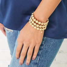 Load image into Gallery viewer, Caryn Lawn Bubble Bracelet- Gold 10mm