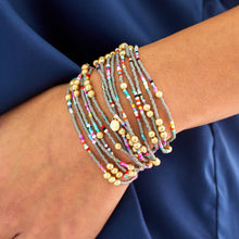 Load image into Gallery viewer, Malibu Wrap Bracelet/Necklace Grey Multi
