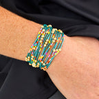Caryn Lawn Malibu Wrap Bracelet/Necklace Turquoise Multi
