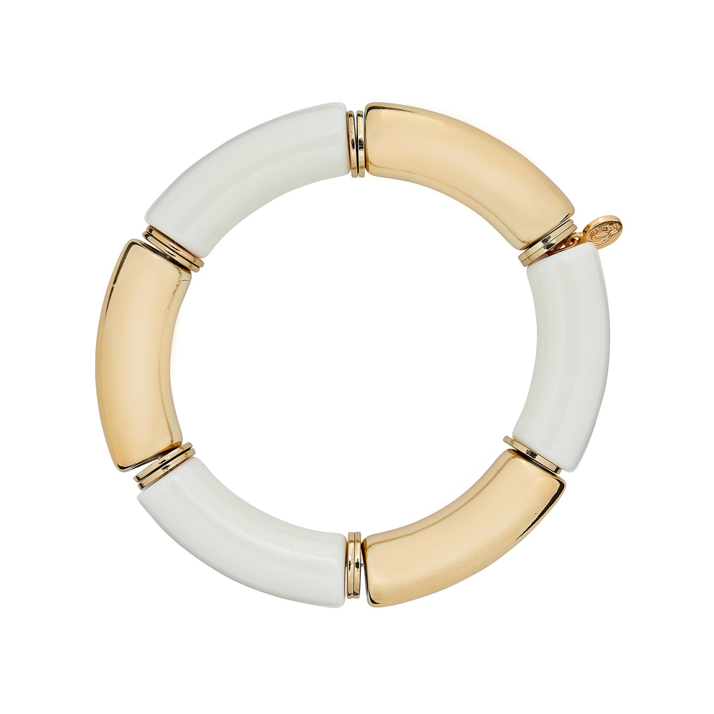 Caryn Lawn Palm Beach Bracelet Thick Trio Gold/Vanilla