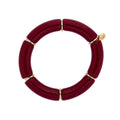 Caryn Lawn Palm Beach Bracelet Thick Maroon