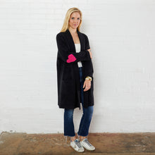 Load image into Gallery viewer, Everyday Sweater Coat Black Heart