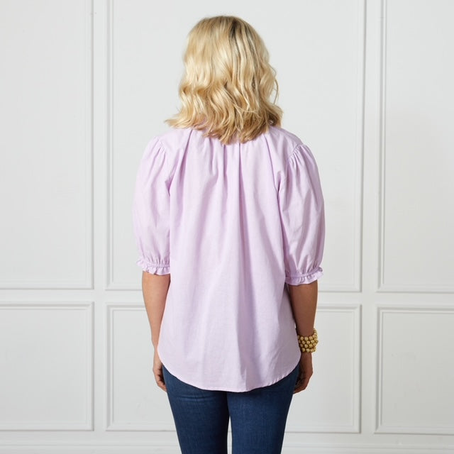Caryn Lawn Erin Top Lavender