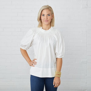 Brooke Top White
