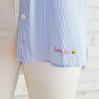 Caryn Lawn Preppy Shirt Oxford Stripe