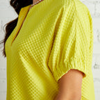 Caryn Lawn Betsy Quilted Top Canary Yellow