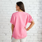 Caryn Lawn Betsy Quilted Top Pink