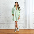 Caryn Lawn Lawn Dress Lime