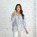 Caryn Lawn Lawn Shirt Grey