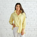 Caryn Lawn Lawn Shirt Yellow
