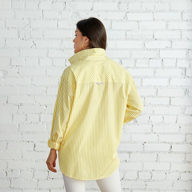 Caryn Lawn Lawn Shirt Yellow