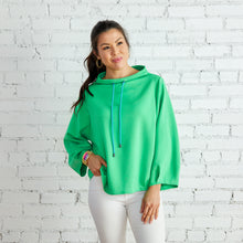 Load image into Gallery viewer, Avery Mock Neck Pullover Green