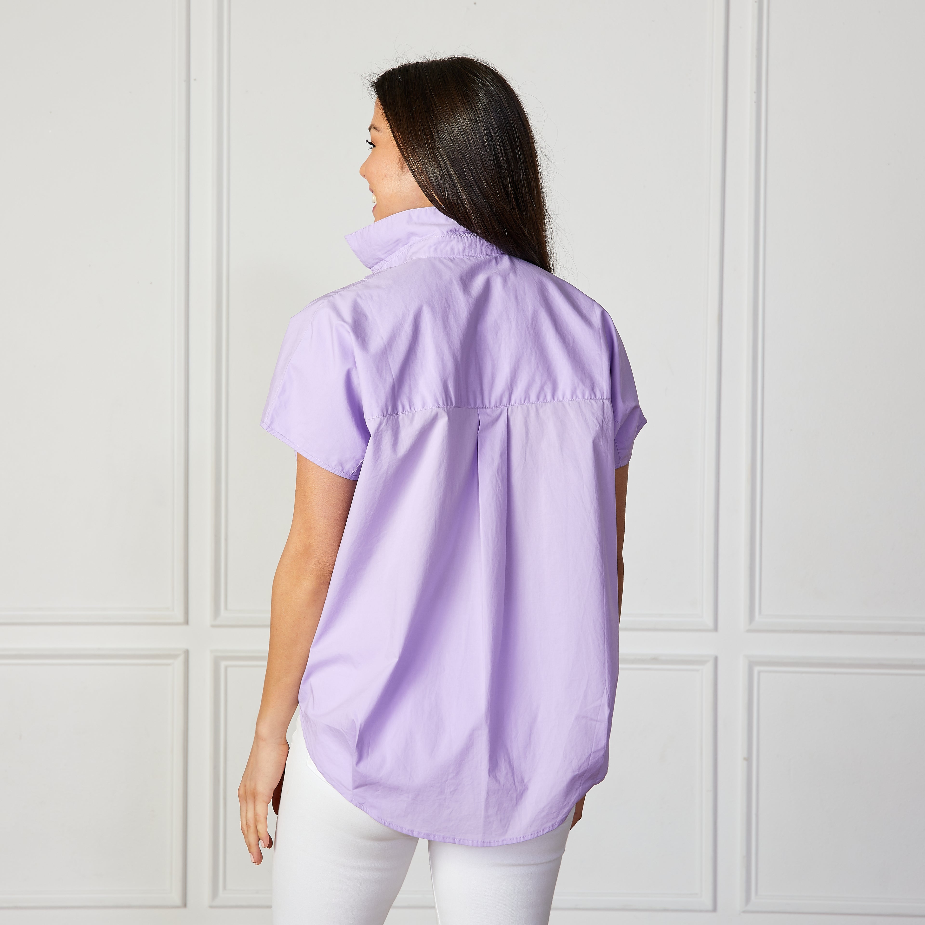 Caryn Lawn Kelly Top Lavender