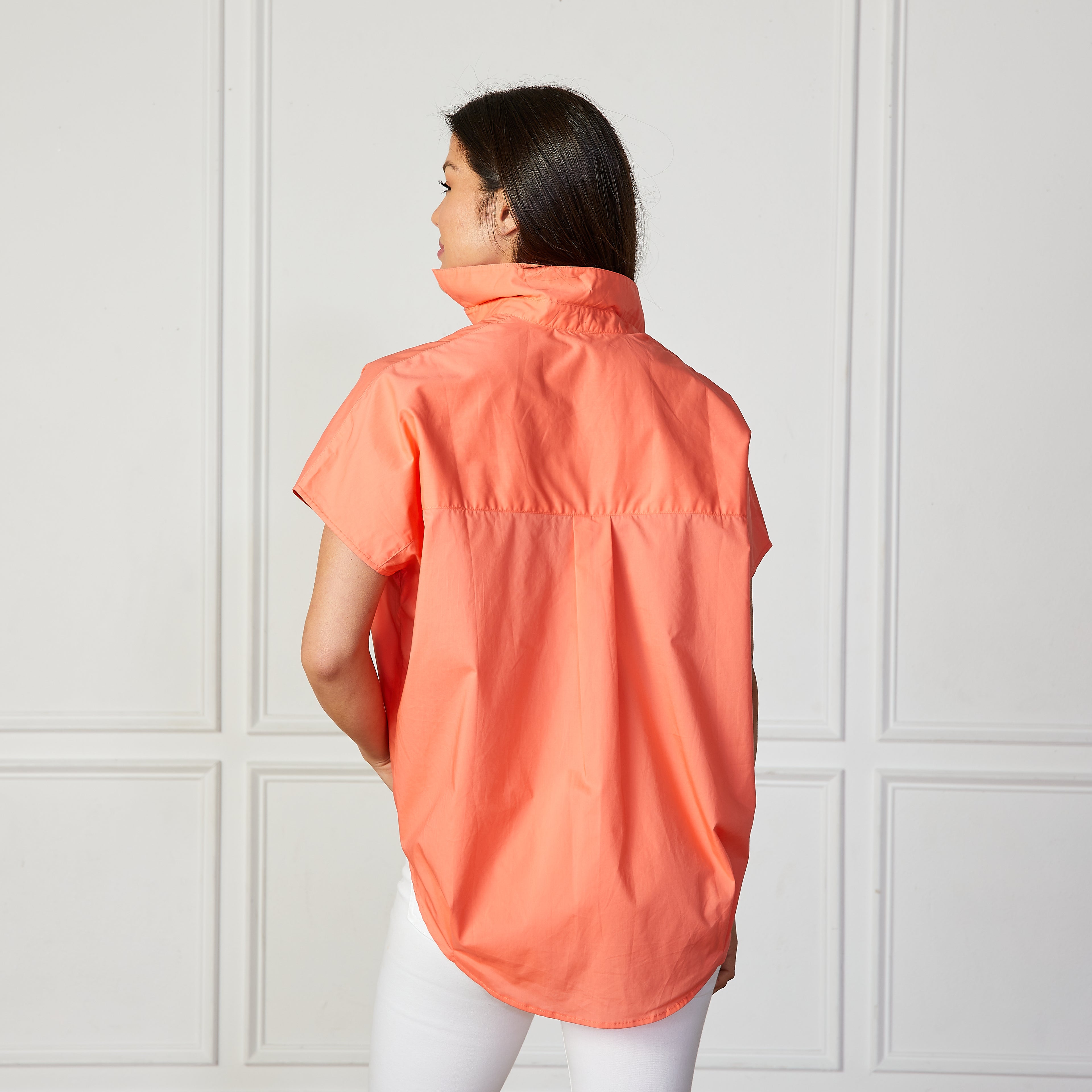 Caryn Lawn Kelly Top Tangerine