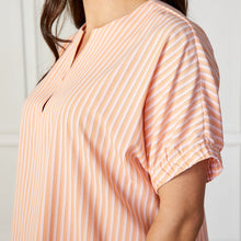 Load image into Gallery viewer, Betsy Ribbon Stripe Top Sherbet