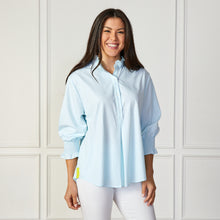 Load image into Gallery viewer, Kimberly Top Aqua Stripe
