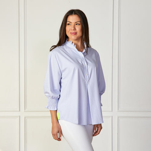 Kimberly Top Blue Stripe