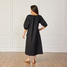 Load image into Gallery viewer, Caryn Lawn Lawson Dress Black