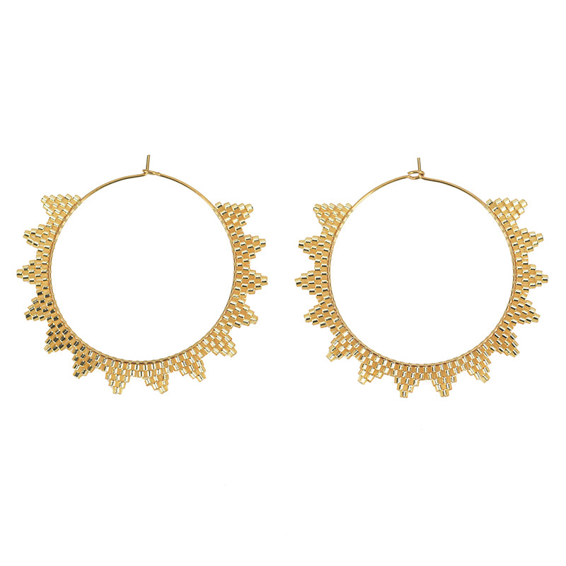 Kona Hoop Earrings Gold