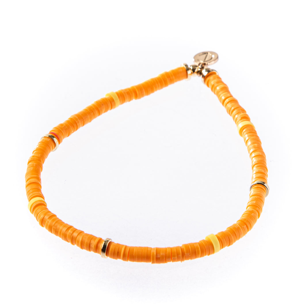 Caryn Lawn Seaside Skinny Bracelet - Orange