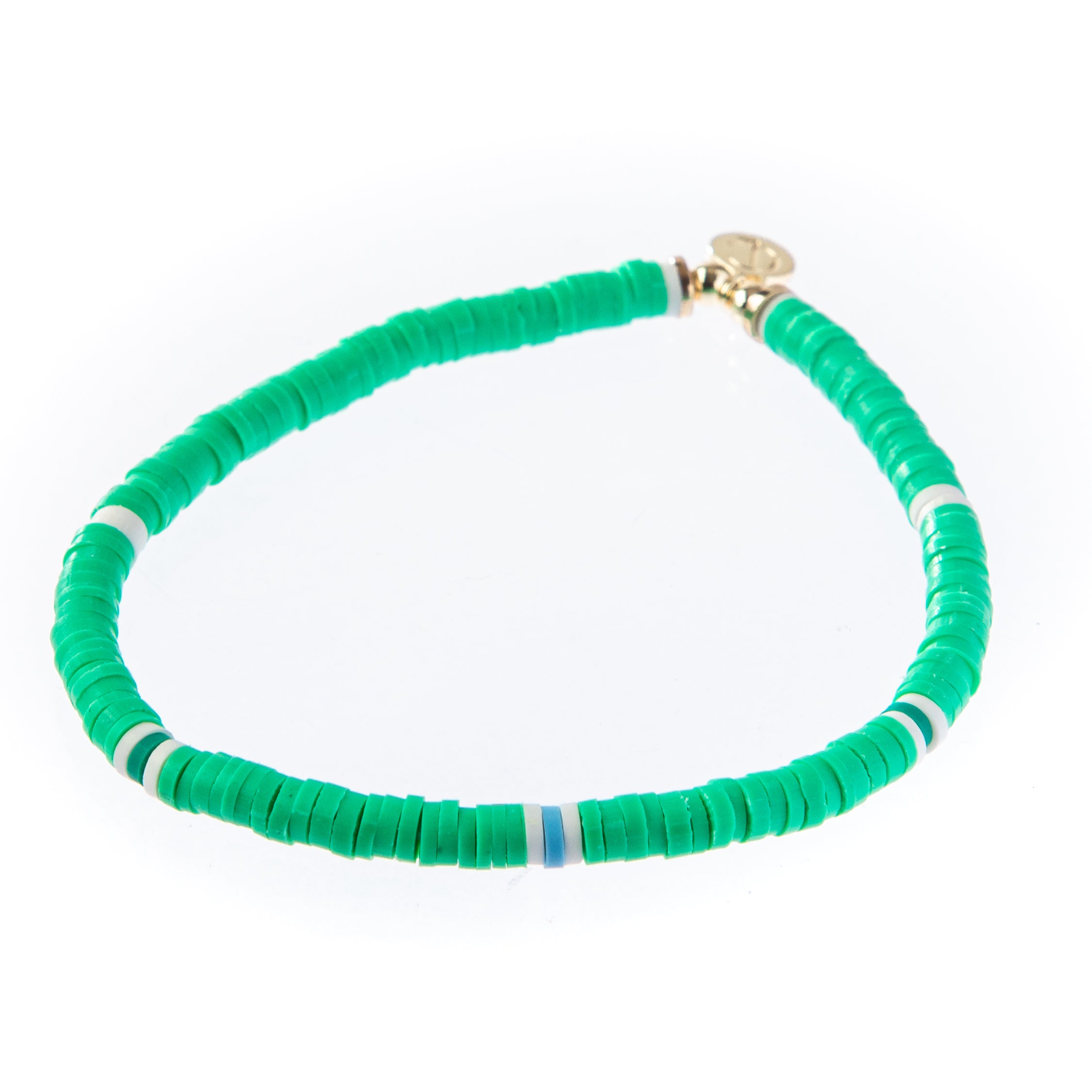 Caryn Lawn Seaside Skinny Bracelet - Kelly Green