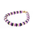 Caryn Lawn Seaside Bracelet- Stripe Lavender & Navy