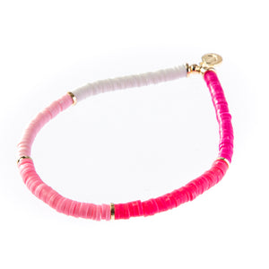 Seaside Skinny Bracelet- Peony Splash
