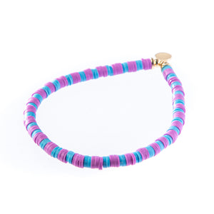 Seaside Skinny Bracelet- Lilac & Light Blue