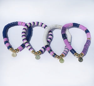 Caryn Lawn Seaside Bracelet- Lavender/Navy