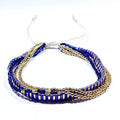 Caryn Lawn Supernova Multi Strand Bracelet - Navy