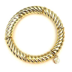 Palm Beach Swizzle Bracelet Gold