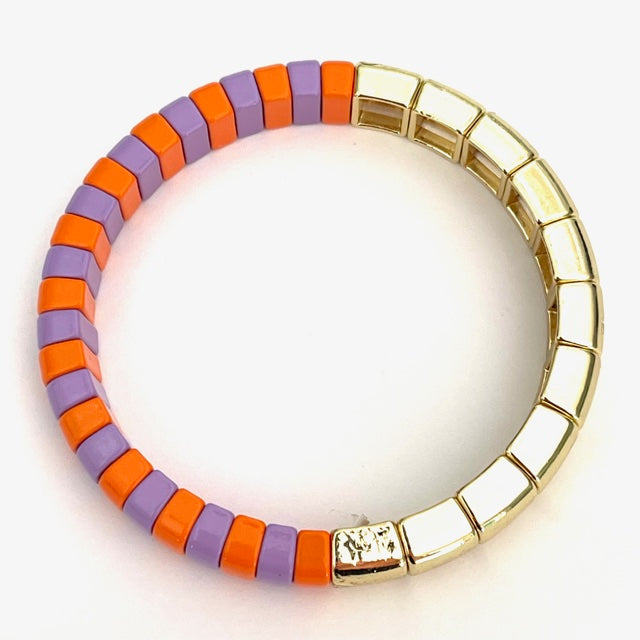 Caryn Lawn Tube Tile Duo Clementine