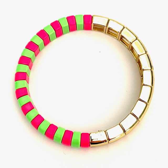 Caryn Lawn Tube Tile Duo Watermelon