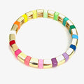 Caryn Lawn Tube Tile Gold Multi