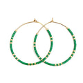 Caryn Lawn Baja Hoop Emerald