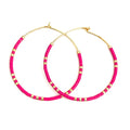 Caryn Lawn Baja Hoops Hot Pink