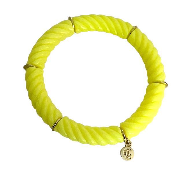 Caryn Lawn Palm Beach Swizzle Bracelet Canary