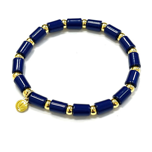 Poppy Bracelet Navy Blue