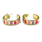 Caryn Lawn Heart Hoop Earring