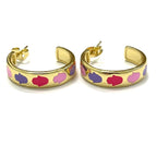 Caryn Lawn Hamsa Hoop Earring