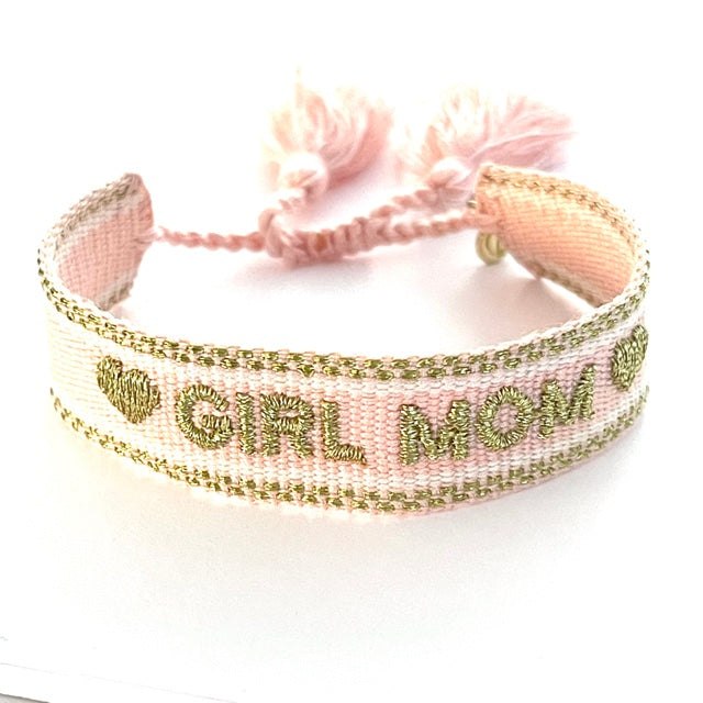 Caryn Lawn Woven Friendship Bracelet Girl Mom