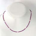 Caryn Lawn Seed Bead Necklace- Merlot