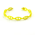 Caryn Lawn Enamel Link Cuff Canary