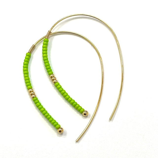 Caryn Lawn Rory Hook Earring Lime