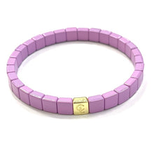 Load image into Gallery viewer, Caryn Lawn Tiny Tile Bracelet Lavender