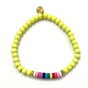 Caryn Lawn Bondi Bracelet Neon Yellow