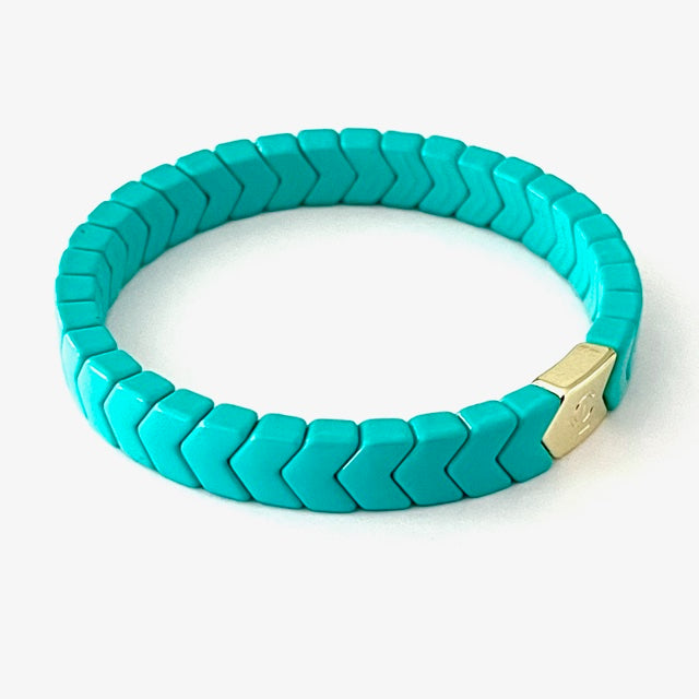 Caryn Lawn Turqouise Arrow Enamel Bracelet