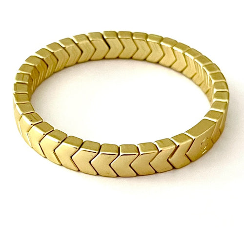 Matte Gold Arrow Bracelet