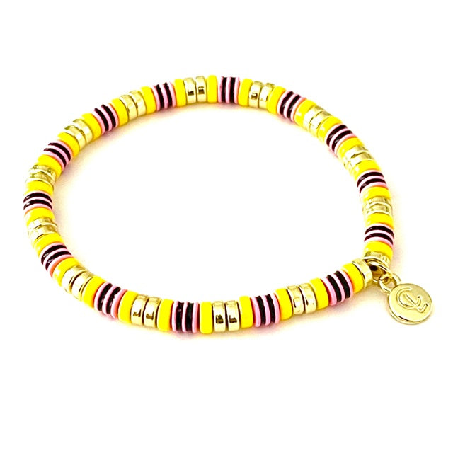 Caryn Lawn Catalina Bracelet Yellow Pink