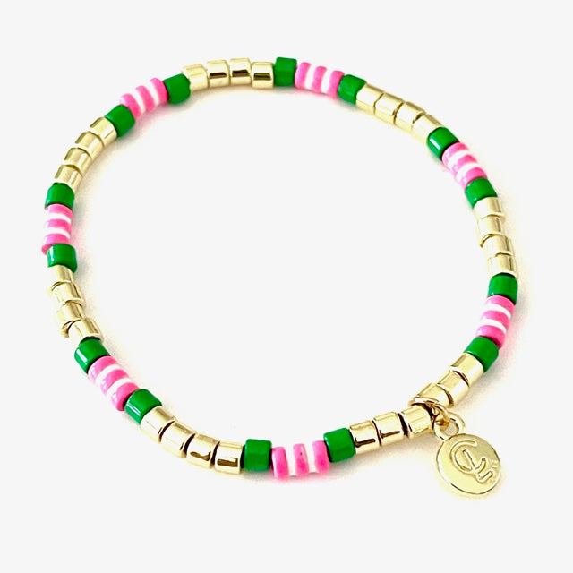 Caryn Lawn Catalina Slim Bracelet Kelly Pink